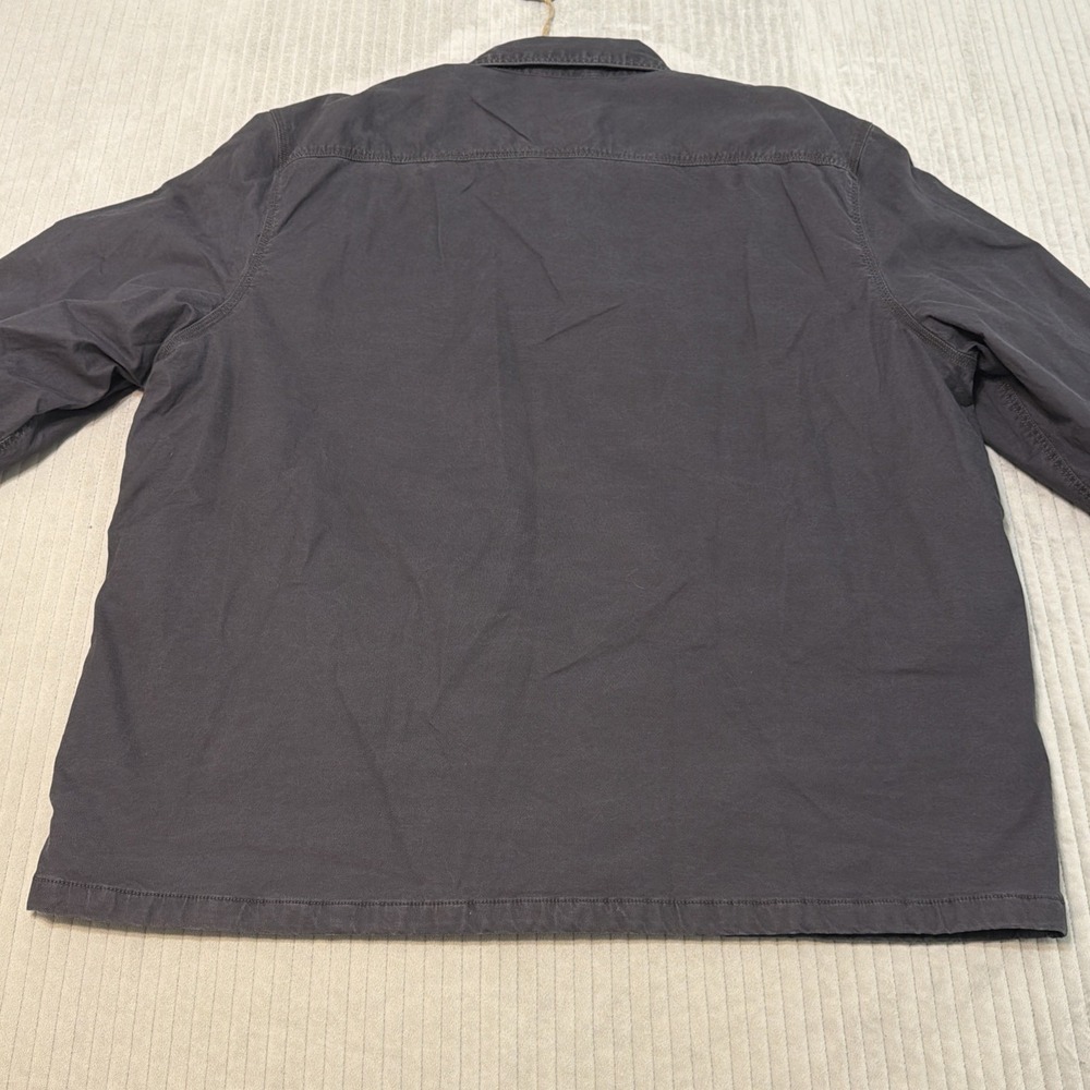 Faherty Lakeside CPO Washed Charcoal Shirt Jacket Size 2XLarge NWT $248 - Picture 10 of 10